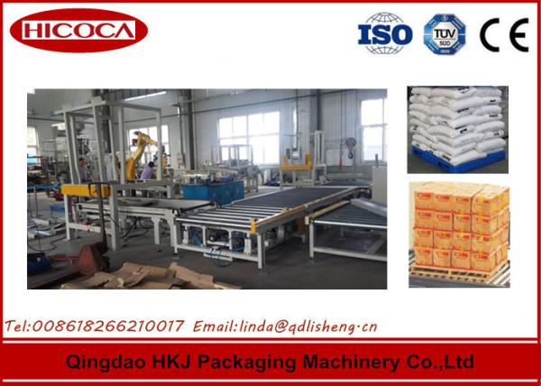 Cheap Automatic Spaghetti Box Palletizing Robot Three Servo Motor Control AC220V for sale