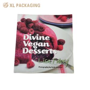 Wholesale Custom Book Printing Services Custom Print Food Magazine Printing Service Restaurant Menu Book