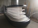 Multi Deck Island Open Display Fridge Crown End Showcase With Remote Compressor