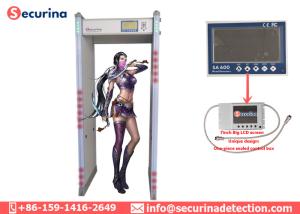 Walk Through Magnetometer Metal Detector Gate Security Check With 6 LED Display