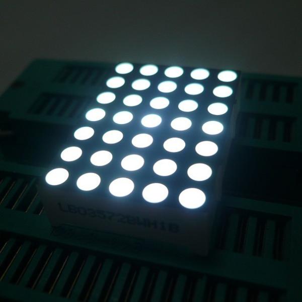 High Brightness 5x7 Dot Matrix LED Display Row Anode For Elevator Position