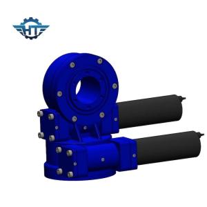 Best 7 Inch Dual Axis Slew Drive Gearbox With 12V DC Motors For Solar Tracking System wholesale