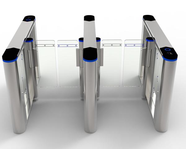 Cheap Face Recognition Optical Access Control Turnstile 800mm Passage width for sale