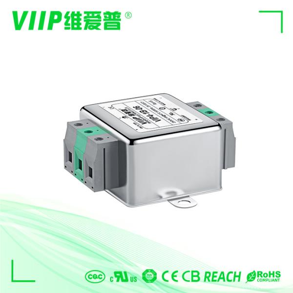 Cheap Energy Electrical AC Single Phase EMI Filters 150KHZ-30MHZ Low Pass for sale