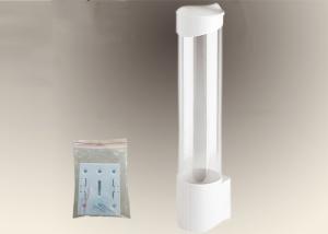 China White Color Plastic / Paper Cup Dispenser For Water Cooler Elegant Appearance on sale