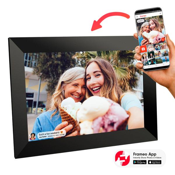 Cheap 10.1 inch Digital Picture Frame, Share Video Clips and Photos Instantly via E-Mail or App for sale