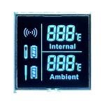 3.3 V Negative VA Transmissive Segment Screen Food Thermometer LCD