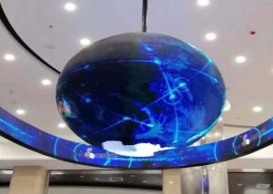China RGB 3 In 1 Sphere LED Screen , Transparent LED Display 6mm Pixel Spacing on sale