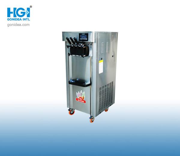 Cheap Gonidea Auto Soft Ice Cream Making Machine For Business 3.3KW 36L/ H for sale