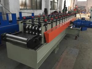 China Gcr15 Coated Chrome Floor Deck Roll Forming Machine , Roof Panel Roll Forming Machinery on sale