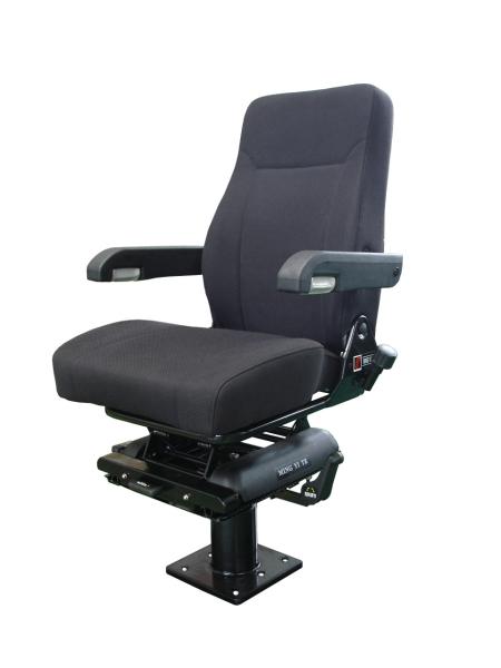 Cheap Adjustable Headrest Height Railway Train Driver Seat 590mm × 620mm × 1285mm for sale
