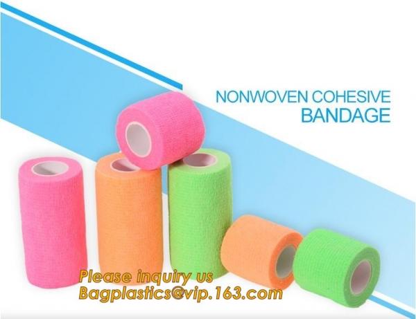 Cheap Sports medical elastic adhesive bandage strip linear Tensoplast cotton compression bandage,Athletic Tape Nonwoven Latex for sale