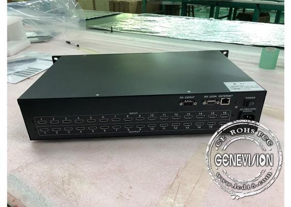 Cheap LCD Video Wall Splicing Screen HD Media Player Box with 1 , 16 input and 16 output for sale