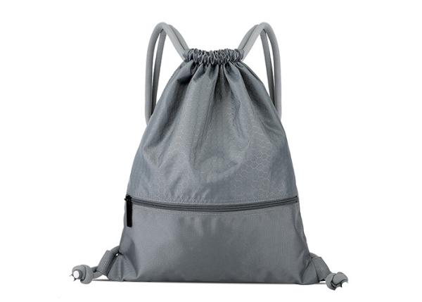 Cheap SGS Custom Drawstring Bags , Polyester Drawstring Backpack Multi Color for sale