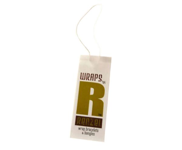 Cheap Custom Printed Paper Jewelry Hangtag Watches Swing Tag With Elastic String for sale