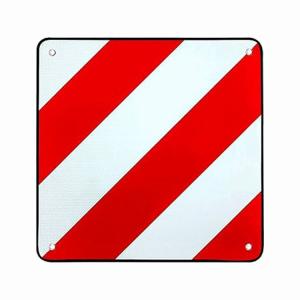 High Visibility Custom Rear Signage Reflective Rear Marking Plate For Heavy Vehicles