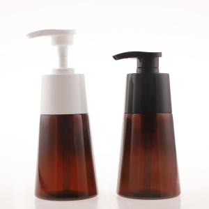 Best Customized Empty Triangular Pump Bottle Dispenser-Brown Refillable wholesale