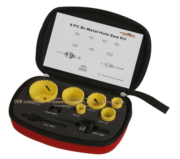 Cheap 9PC Bi-Metal Hole Saw Set,Power Tools,Drill Bits for sale