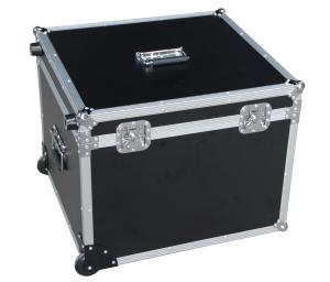 Custom Aluminium Flight Case With Two Wheels and Trolley System