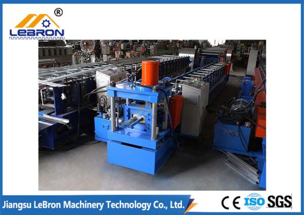 Cheap Durable Steel Door Frame Roll Forming Machine Quenched High Capacity 22m / Min for sale