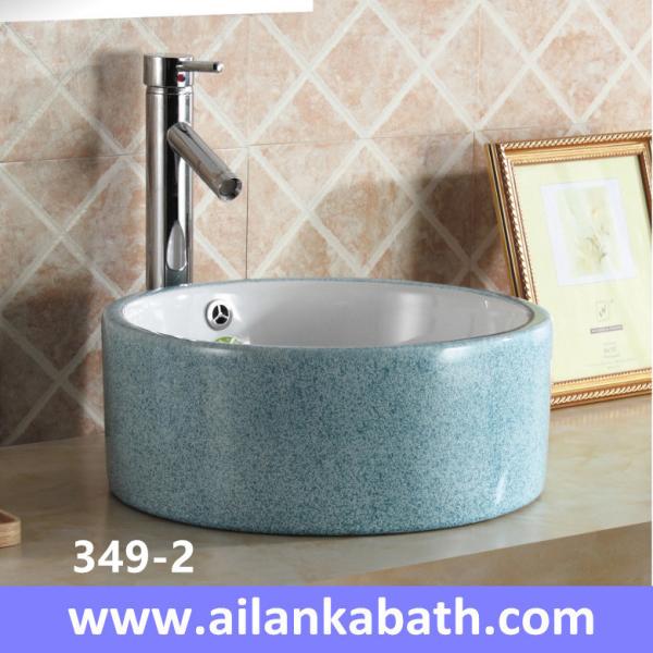 Cheap 2016 new model fashion blue color basin rectangular shape sanitary ware  colorful art basin for bathroom for sale