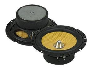 2 Way Coaxial Car Speaker With Woofer and  Tweeter , 4 Ohm 50 Watt