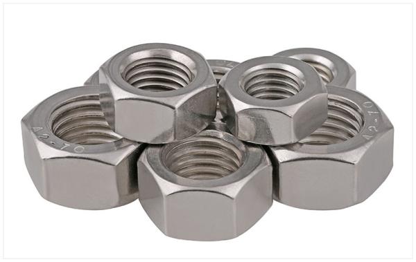 Cheap SS304 / 316 A2/A4 SAE Stainless Steel Hex Nuts Fastener For Threaded Rod Passivated 1/2 for sale