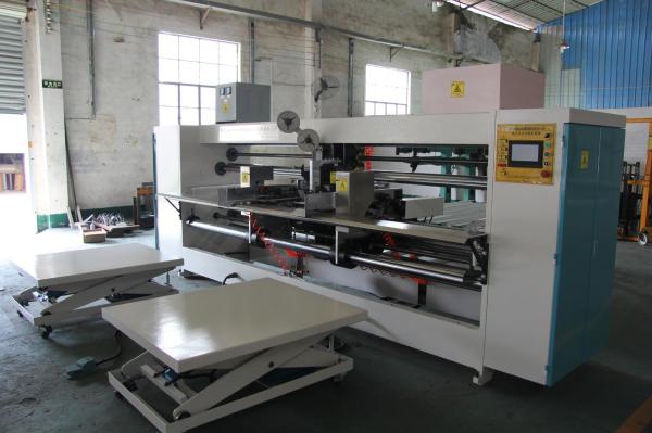Cheap 380V Semi Automatic Box Stitching Machine Double Servo Semi Auto Two Piece Joint Stitcher for sale