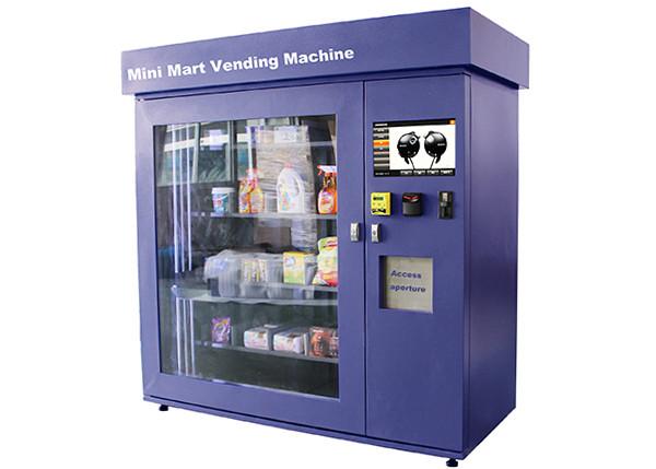 Cheap Large Glass Window Mini Mart Vending Machine with Industrial Grade Control Board for sale