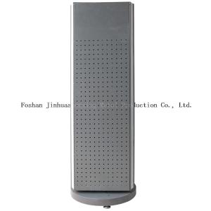 China Stable L400mm W400mm Floor Standing Pegboard Spinner Rack 3 Sides on sale