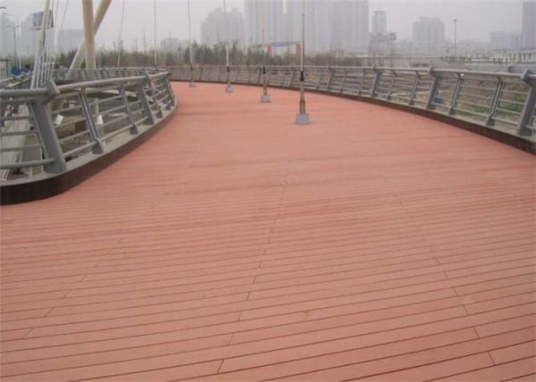 Cheap Anti - Slipping Environment Friendly Wood Plastic Composite WPC Decking Boards for sale