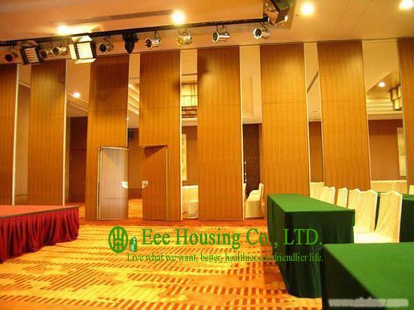 Cheap Melamine Finished Movable Partition Wall For Meeting Room, With Casement Door Type for sale