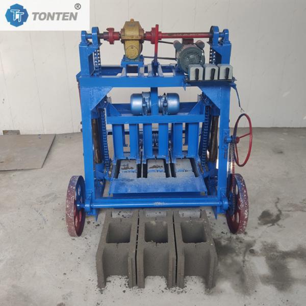 Cheap Floor Brick Making Machine Platform Vibration Mobile Block Molding Machine for sale