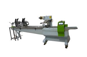 China Door Handle Flow Wrap Packing Machine 120 Bags/Min Pillow Wrapping Machine on sale
