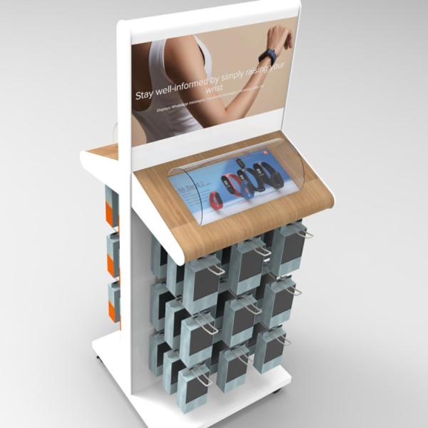Cheap Bracelet Point Of Purchase Pop Display Floor Standing Display For Mobile Phone Accessories for sale