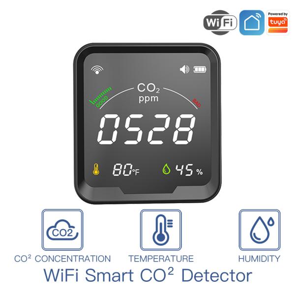 Cheap Wifi Smart Co2 Detector 3 In 1 With Oled Display for sale