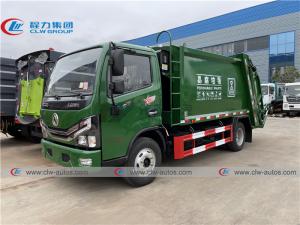 Best LHD Dongfeng 6cbm Compressed Garbage Truck With Double Operation System wholesale