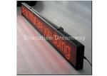 Single Red LED Moving Message Display