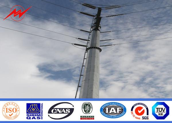 Cheap Single Circuit Electrical Steel Utility Poles For Distribution Line Project for sale