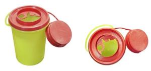 China Disposable Plastic Sharps Container R0.7/0.7L on sale