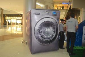 China Giant Full Digital Printing Inflatable Custom Shaped Balloons, Washing Machine Shape on sale