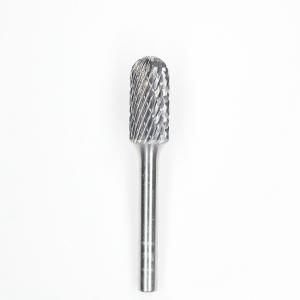 5/16 X 3/4 SC-2 Round Nose Cylinder Tungsten Carbide Burrs on 1/4 shank diameter