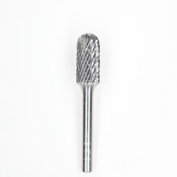 Cheap 5/16" X 3/4" SC-2 Round Nose Cylinder Tungsten Carbide Burrs on 1/4" shank diameter for sale