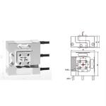 Latest Model Multidirection Force Measuring 3 Axis Force Load Cell Sensor 50N