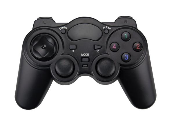 Cheap Popular Dual Vibration PC Joystick Controller , Analog / Digital USB PC Gamepad for sale