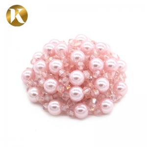 Best Custom Shoe Buckle Clips Combination Of Pearls And Crystal Beads wholesale