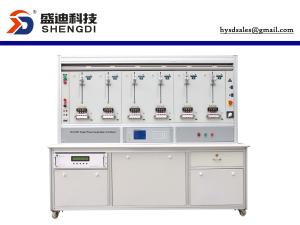 China HS-6103F Single Phase Energy Meter Test Bench-6 Position,0.05% accuracy,0~100A Current output on sale