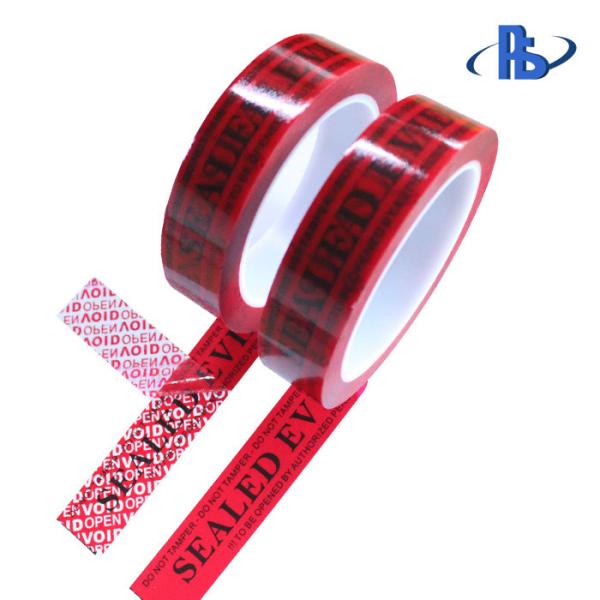 Cheap Damp Proof Security VOID Tape Roll For Storage And Transportation for sale