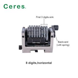 Best Horizontal Numbering Machine Gto52 8 Digits Backward Offset wholesale