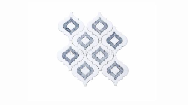 Cheap Distinctive Patterns Stone Mosaic Tiles Unique Grid Timeless Beautiful Look for sale